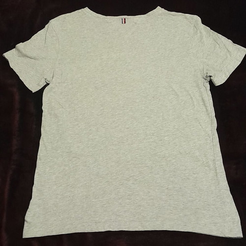 Tommy Hilfiger kids t-shirt used, short sleeve, light gray, size 164