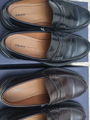 Frau Verona shoes like new, 2 pairs, size 41, black and brown