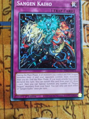 Sangen Kaiho κάρτα Yu-Gi-Oh! σαν καινούργιο, συλλογή Infinite Forbidden