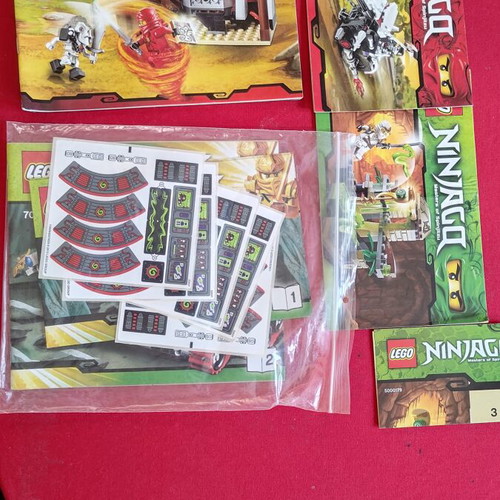 Lego Ninjago stickers and instructions like new