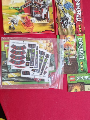 Lego Ninjago stickers and instructions like new