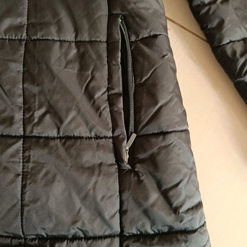Broadway women's long coat used, size Medium, black