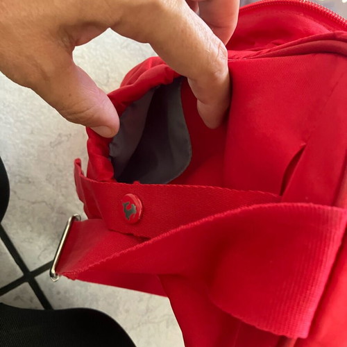 Prenatal stroller bag, red, large capacity
