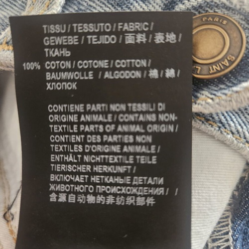 Saint Laurent Jeans like new, size M, blue cotton