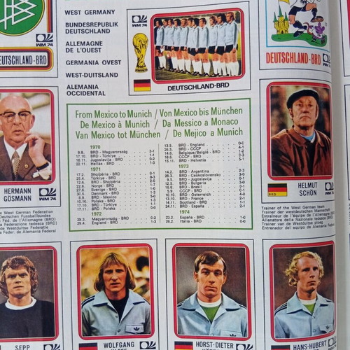 Panini Munich 1974 Album like new reprint