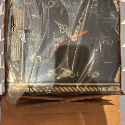 Wall clock with box