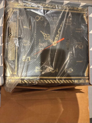 Wall clock with box
