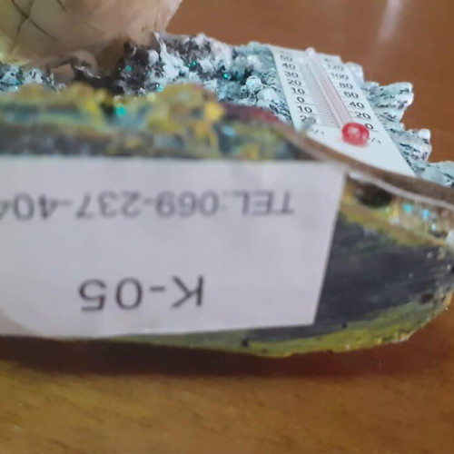 Decorative Table Souvenir with Thermometer Montenegro, like new