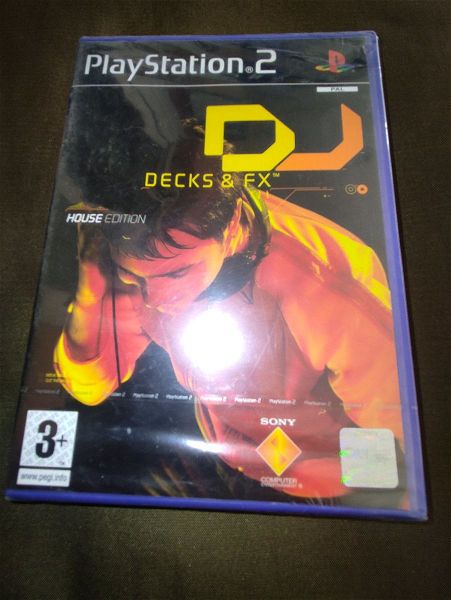  New close /PS2 Game-DJ DECKS &FX -House Edition