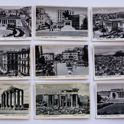 Lot of 22 postcards like new, Athens 1950s, DELTA publisher