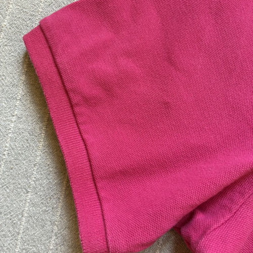 UNIQLO Magenta Pink Pique Polo Shirt Women Size L 100% Cotton
