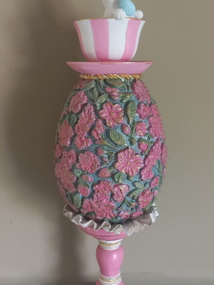 Handmade Easter egg 21 cm polystyrene new