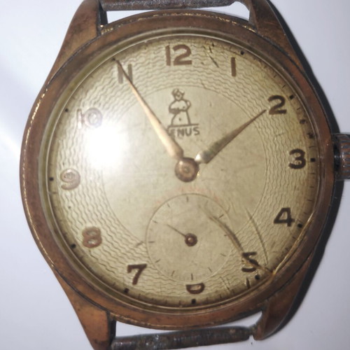 Vintage Venus HP 108 mechanical watch used, non-working