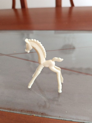 Vintage plastic horse figure like new, art deco design 1940-50