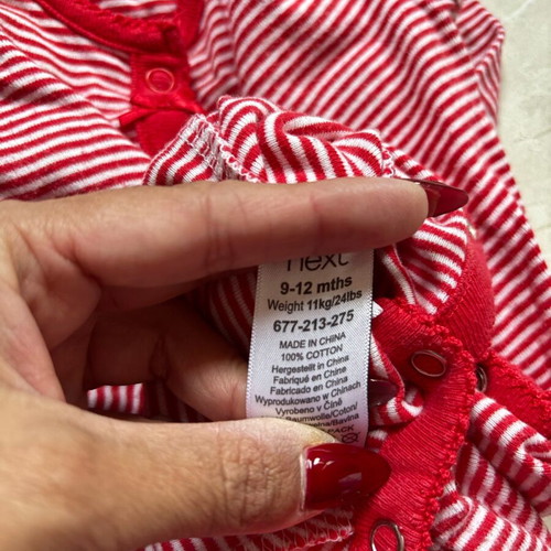 Full-body romper used