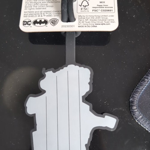 Joker LEGO DC bag tag