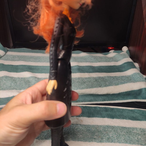 Anna doll from Frozen 2 used with light-up dress