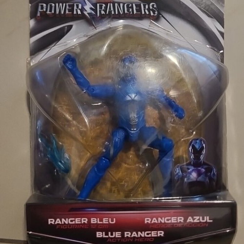 Power Rangers full play set like new, 5 figures from 2017 movie