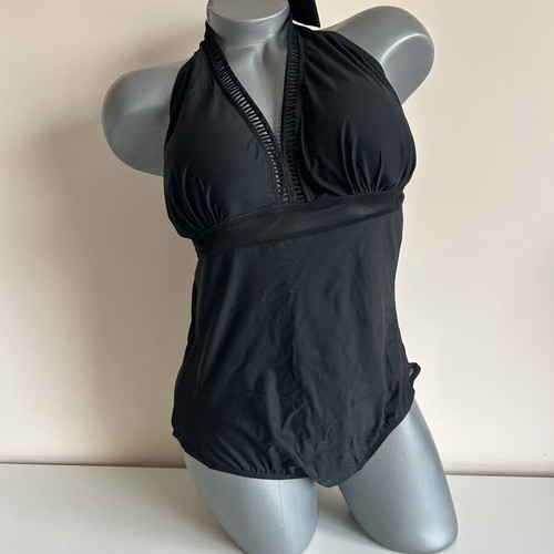 Black one-piece swimsuit size XL new