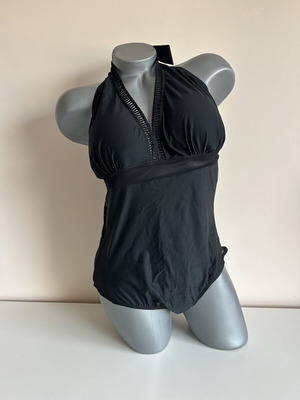 Black one-piece swimsuit size XL new