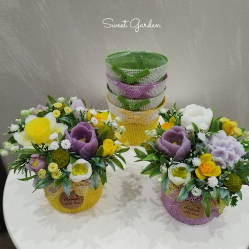 Scented soap flowers new