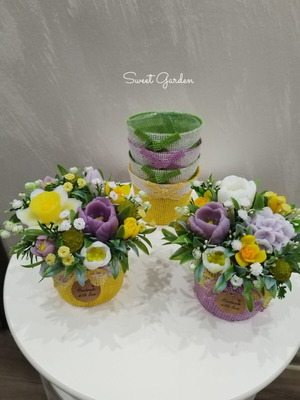 Scented soap flowers new