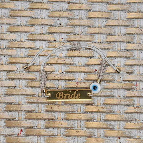 Bride and Team Bride bracelets new handmade with evil eye
