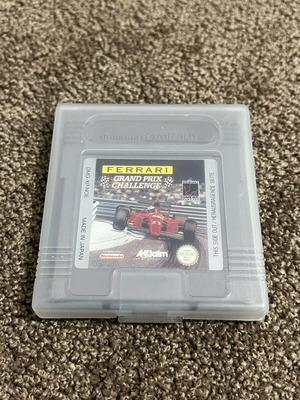 Nintendo Game Boy Ferrari Grand Prix Challenge game used with case