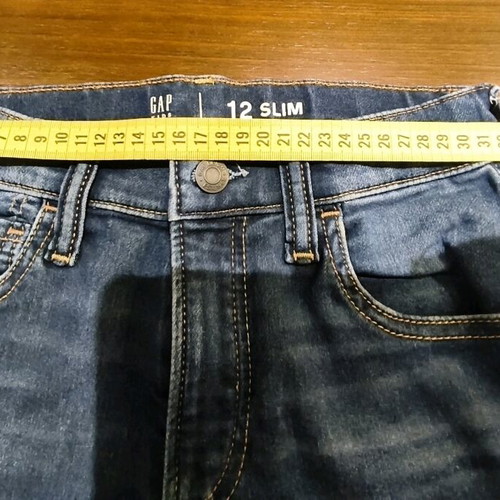 GAP jean slim pants 12 years like new, blue