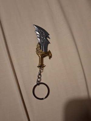 God Of War keychain like new with box