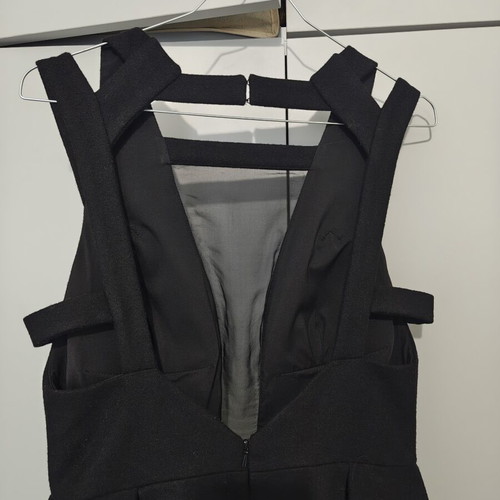 Ioanna Kourbela black jumpsuit with pockets, size S