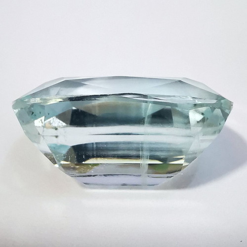 Aquamarine natural rectangular cushion cut 11.06 carats