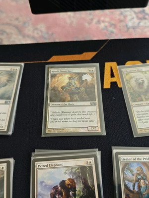 Magic the Gathering M13 White Card Collection like new with sleeves