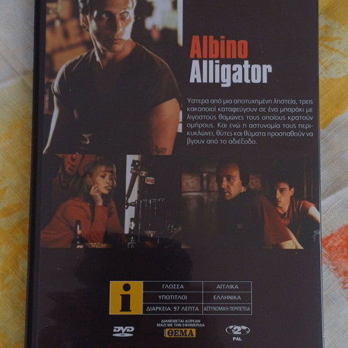 Albino Alligator DVD new, crime thriller with subtitles