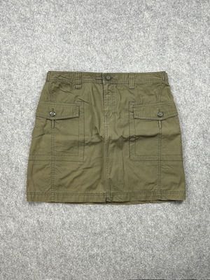 Tommy Hilfiger Vintage Y2K Cargo Skirt 12, olive green, like new