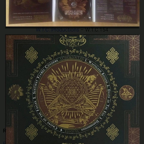 Acherontas Slidhr Death Of The Ego Chains Of The Fallen CD mint