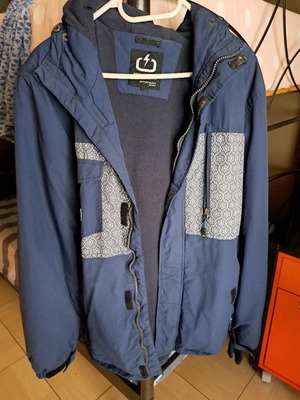 Emerson jacket like new, gray and blue, size L