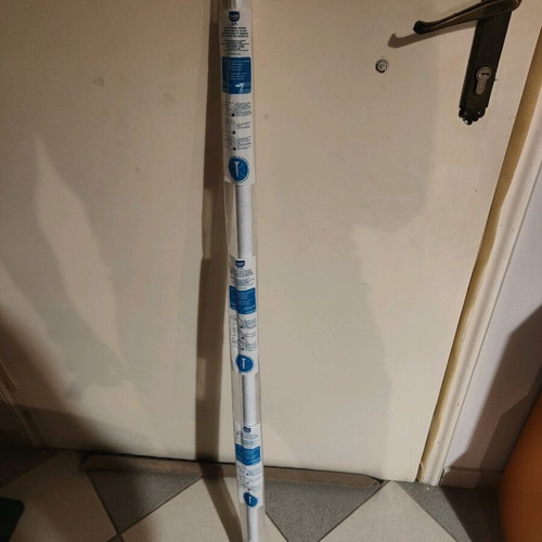 Shower curtain rod new 115-210 cm with rings