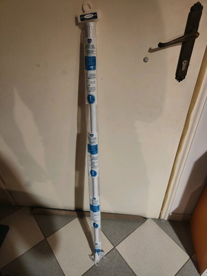 Shower curtain rod new 115-210 cm with rings