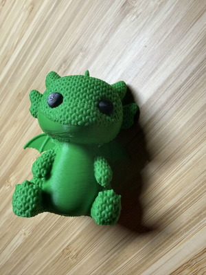 3D Printed Dragon Knitted Texture Figure new, decorative