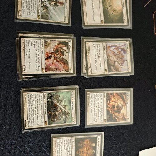 Magic the Gathering M13 White Card Collection like new with sleeves