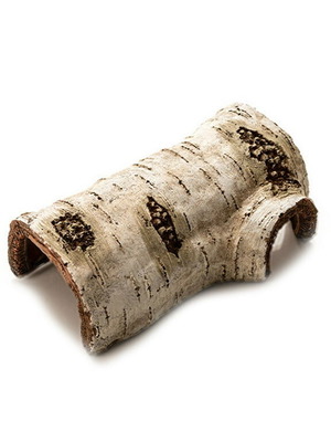 Artificial Reptile Hide Resin Birch Log New