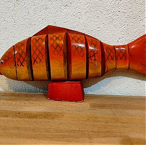 Διακοσμητικό ξύλινο ψάρι