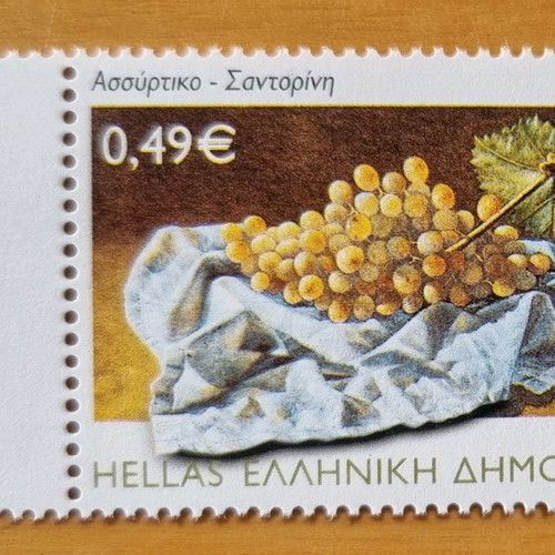 Stamp series new 05/2005 with vine-wine theme