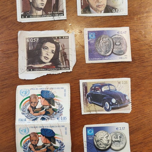 Stamps used, all together
