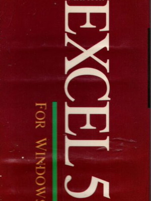 The Microsoft Guide for EXCEL 5 like new