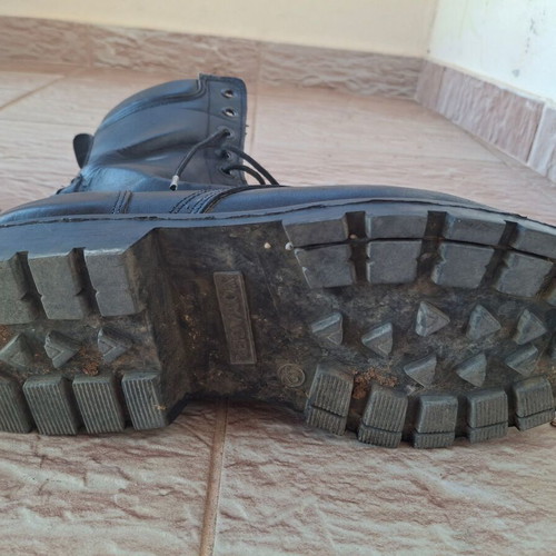 Greek black army boots size 42