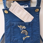 Orchestra blue salopette new for girls 11-12 years, sizes 140-146 cm
