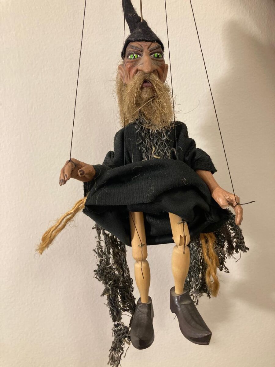 Wizard marionette used, wooden, 30cm… - € 45,00 - Vendora.cy