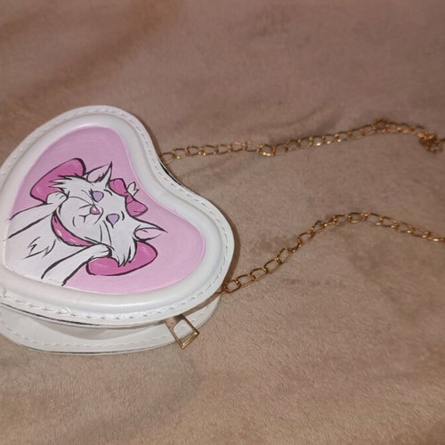 The Aristocat's crossbody bag new, white pink Disney